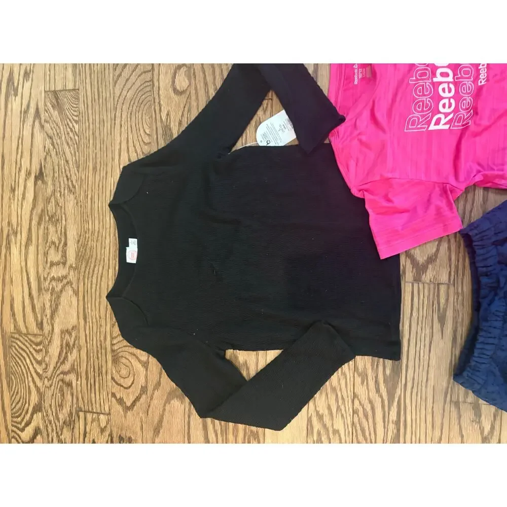 Girls Lot Reebok Cat Jack Wonder Nation Shorts Long Sleeve/Short Sleeve Sz Large